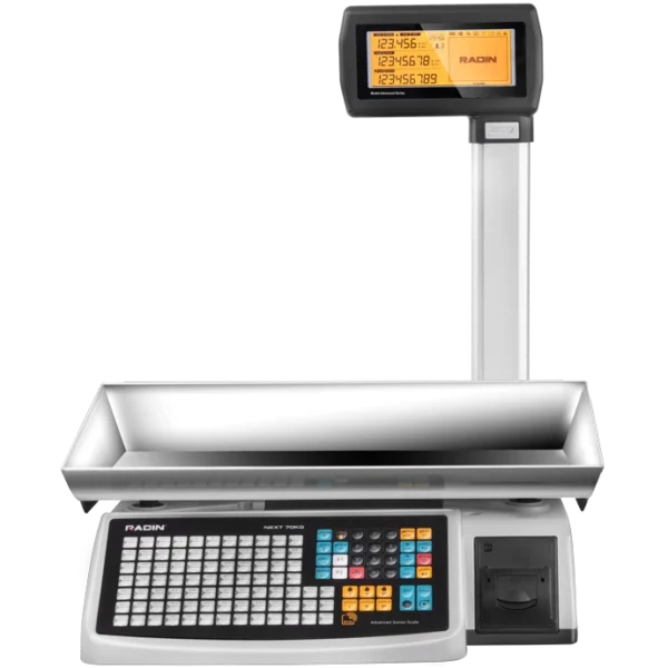 ترازوی رادین مدل NEX-A-RFID مجهز به پرینتر