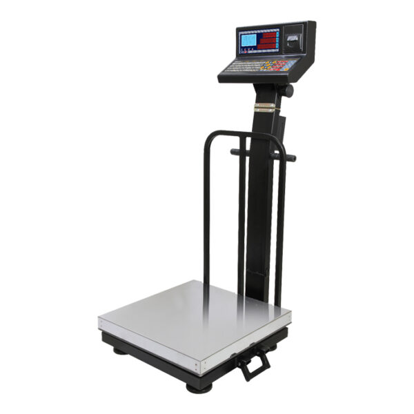 باسکول 200 کیلویی محک مدل 13000 پلاس پرینتردار سینی استیل